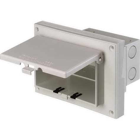 cut in electrical box waterproof|inbox recessed electrical box.